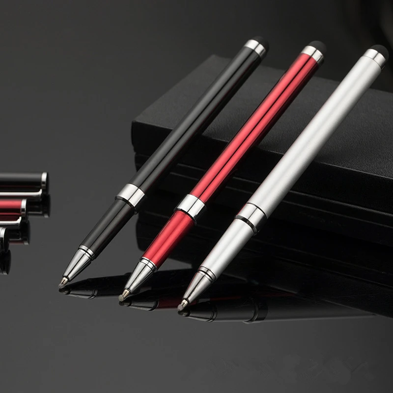 

Luxury Universal Touch Screen Pen For Smart Phone Tablet For iPad For iPhone Multifunction Business Office Ballpoint Pen Gift