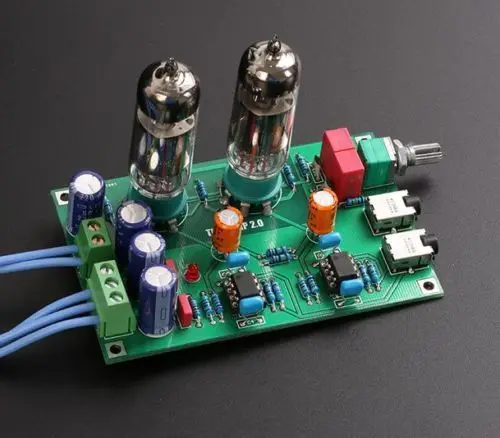 

Class A 6J5 Vacuum Tube Preamp Preamplifier HIFI Headphone Amplifier DIY Kits