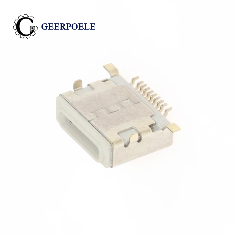 

10 pcs/lot Lightning Socket Iphone 10P 30V 2A Micro USB Connectors Female Tail Plug Port Jack Socket Electric Terminals