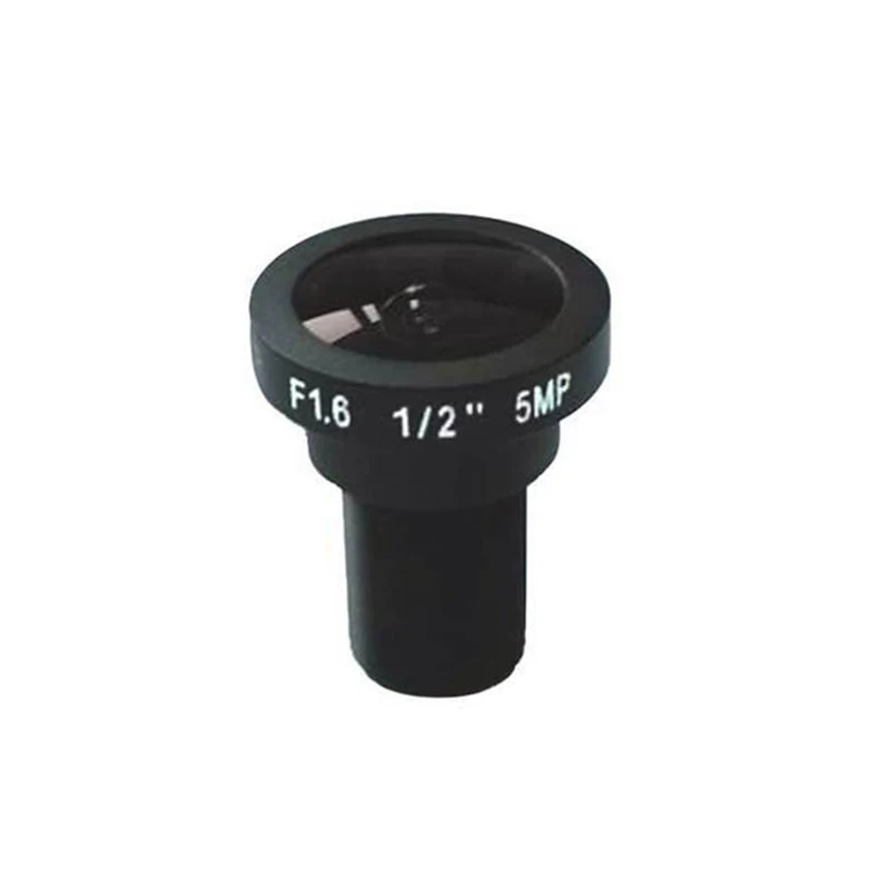 

186 Degrees Wide Angle M12 S Mount 1/2" CCTV Lens HD Megapixels IP Security Camera F1.6 5MP 2.1 mm Board Lens SL-HD2116BMP