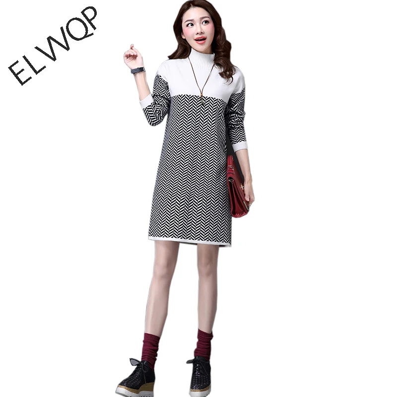 Plus Size S-4XL Cashmere sweater female 2018 Autumn Winter New Long sleeve Turtleneck Striped Pullovers Sweater Female LF818 | Женская