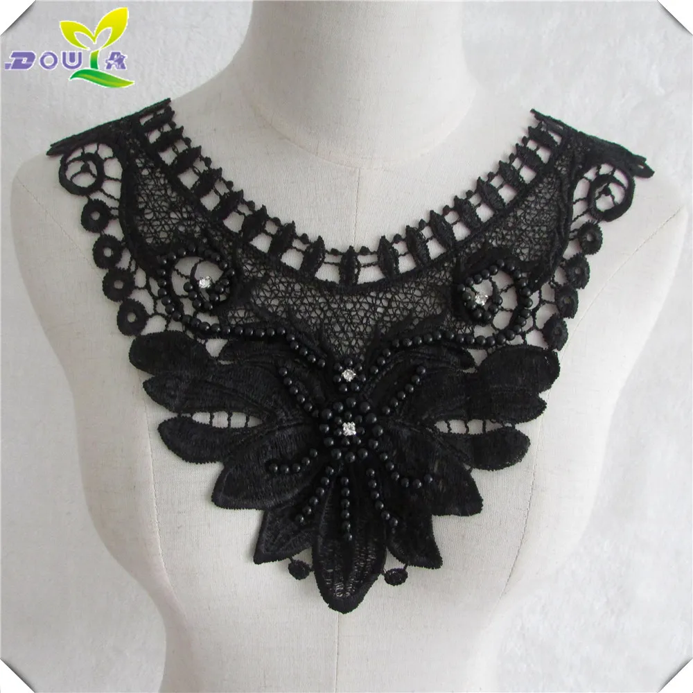 Buy Fashion Black embroidery sewing DIY handmade lace