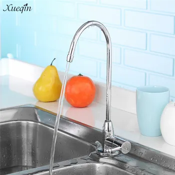 

Xueqin Stainless Steel 360Degree Rotatable Water Purifier Faucet Water Dispenser Tap Deck Mounted Kitchen Sink Faucets Long Arm
