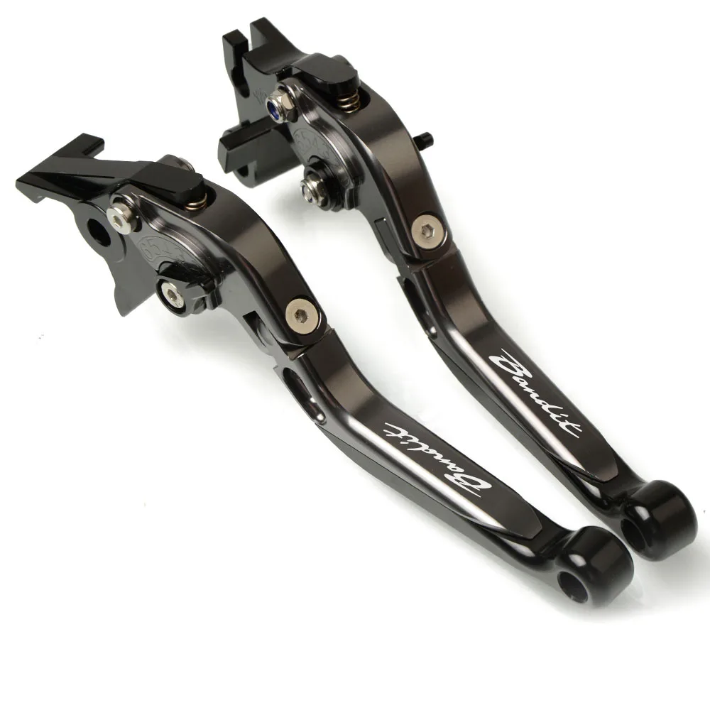 Motocicleta frenos mango plegable ajustable extensible de la motocicleta palancas de embrague de freno para suzuki GSF650 bandido GSF 650, 2005-2006