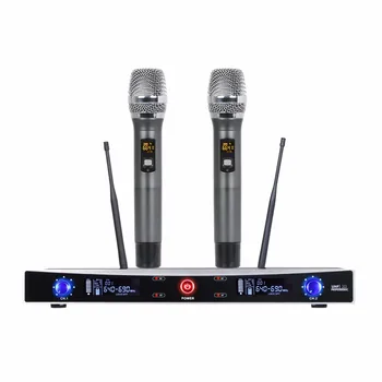 

New issue wireless microphone two channel LCD display for church , speech , family entertainment