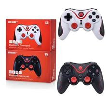 S5 Wireless Bluetooth Gamepad Joystick for Android IOS Game Smartphone Tablet PC Remote Gaming Controller