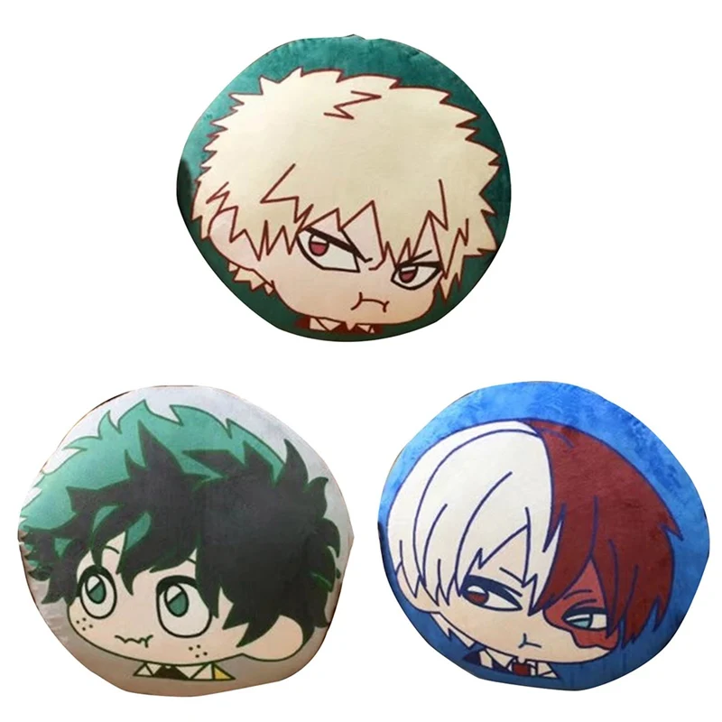 

35cm Anime My Hero Academia All Might Midoriya Cool Red Waist Peach Skin Cushion Pillow Case Cover Home Costume Decor