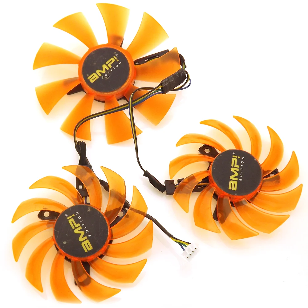 Бесплатная доставка 3 шт./лот APISTEK GA91S2H GA81S2U 12 В 4 провода 4Pin для ZOTAC GTX 770 AMP + 780