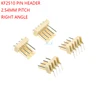 Connecteur KF2510 mâle, pas de 2.54MM, 2P/3P/4P/5P/6P/7P/8P/9P/10P/11P 12P angle droit pour PCB 2.54MM ► Photo 1/3