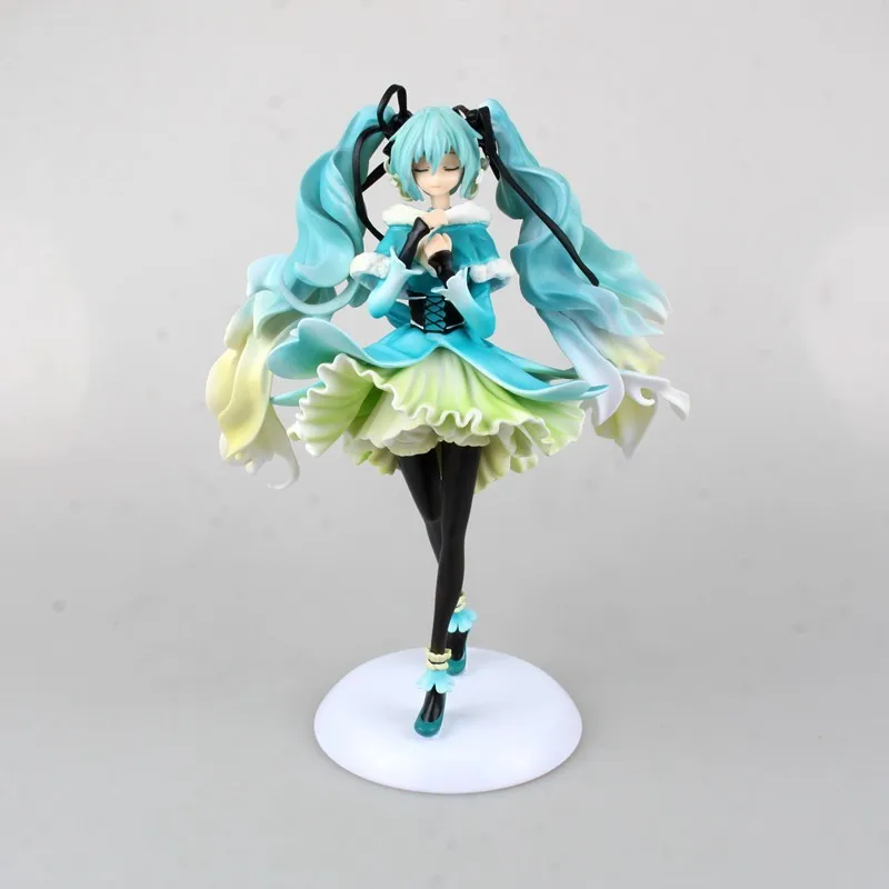 

Anime Doll Vocaloid Hatsune Miku Snow in Summer 1/7 Scale Pre-painted PVC Action Figure Model Toy 28cm