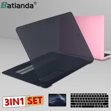 Кристальный/матовый чехол для Macbook Air Pro retina 11 12 13 15 дюймов, сумка для ноутбука, чехол для нового Mac book Air 13,3 чехол A1932