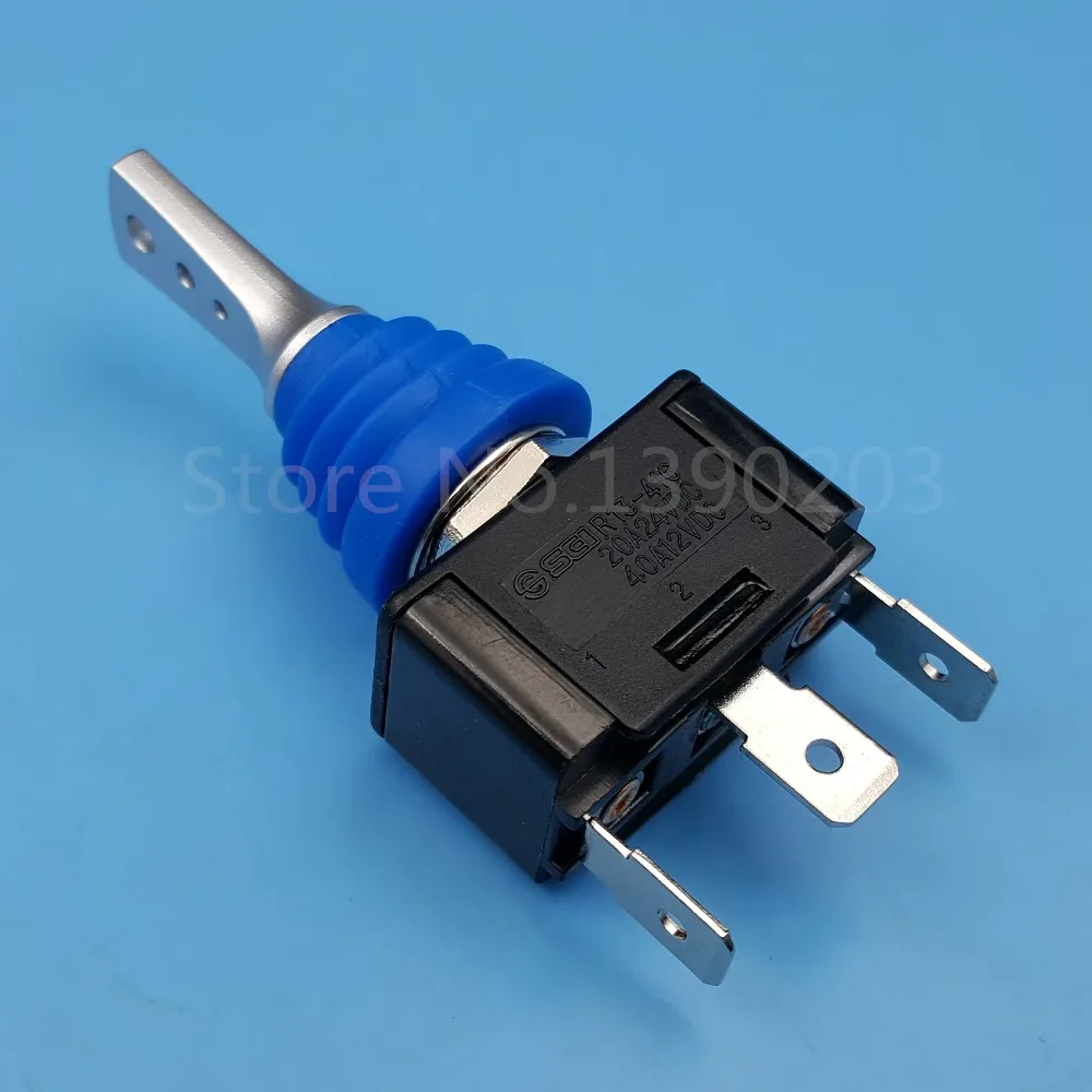 

SCI R13-416 Waterproof 12mm Plastic Lever 3Pin ON-OFF-ON Maintained SPDT Car Toggle Switch