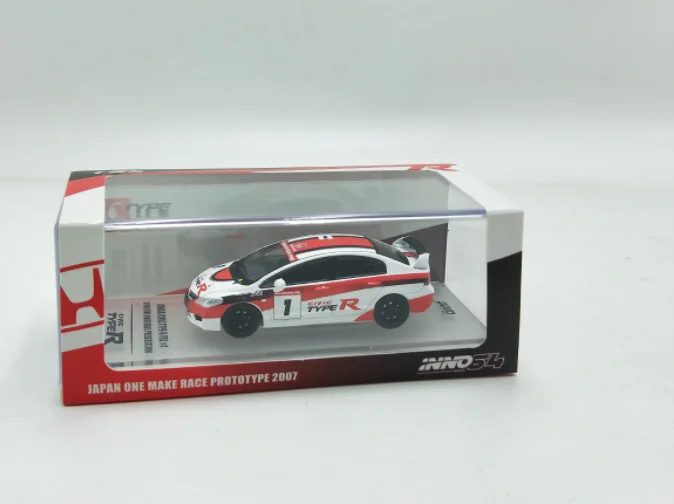 Оригинальная фабрика 1:64 Hon daCivic Тип R FD2 автомобиль из сплава игрушки для детей