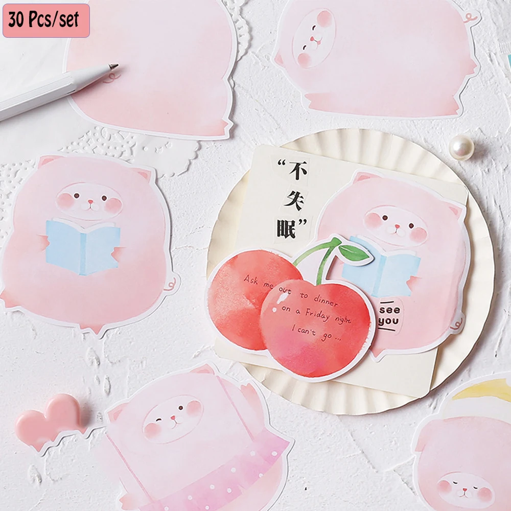 

30 PCs/set Creative Fresh And Cute Paper Stickers Scrapbooking Diary Label DIY Craft Stationery School supplies 7 Styles