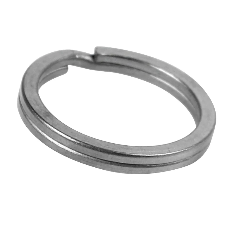 

Tiartisan EDC Keychain 5 Pcs/lot Pure Titanium Ring Outdoor Camping Split Rings Stone Wash