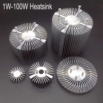 

90X10/40/50MM&36MM/53MM 1W 3W 5W 10W 20W 30W 50W 100W Watt High Power LED Heatsink cooller F Growth Plant light DIY