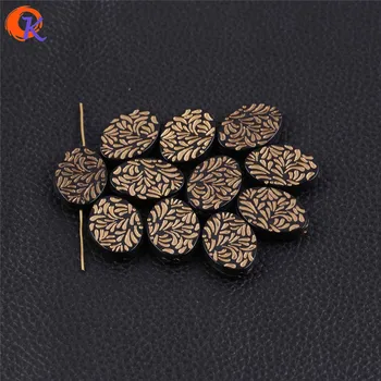 

Cordial Design 28x20mm 200pcs/lot (Design As Shown) Acrylic Oval Flat Antique Style Beads For Hand Made Jewelry DIY Making