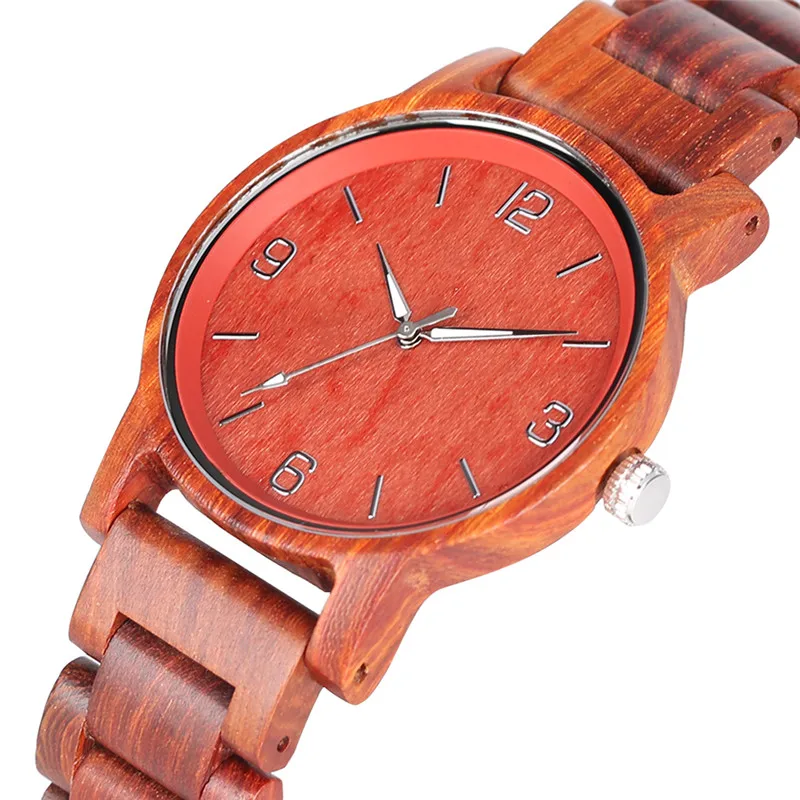 Натуральный эбонитовый светящиеся указатели деревянные часы для женщин мужчин все кварцевые деревянные часы двигаться мужчин t