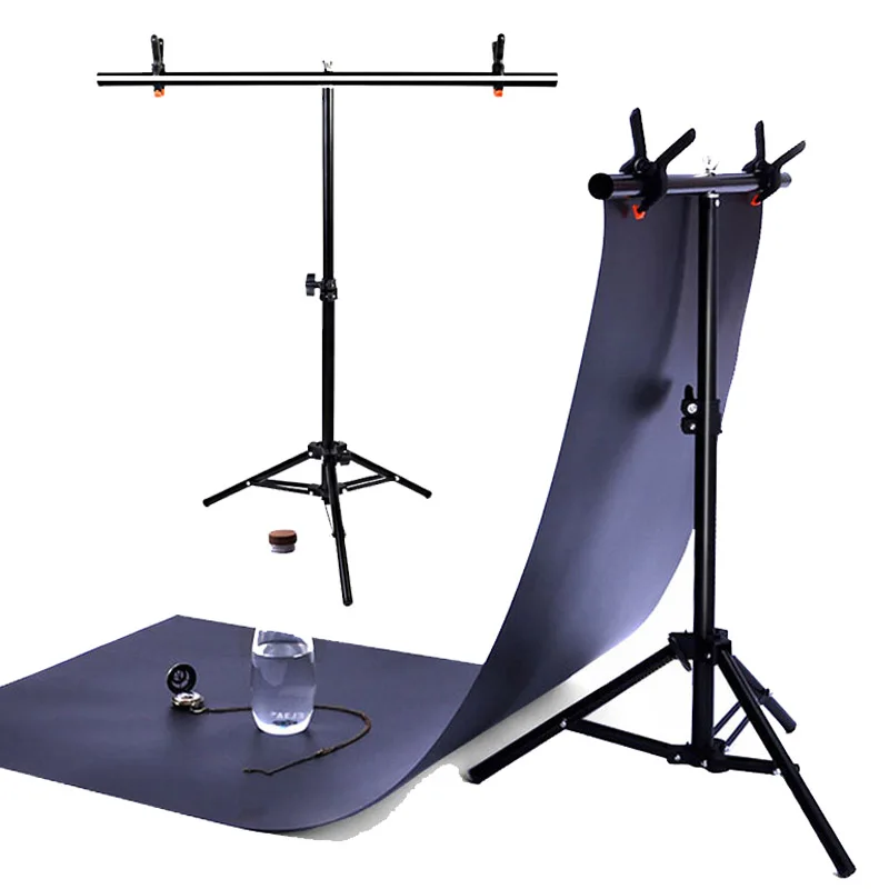 

Roadfisher 68*78CM Small Photography PVC Backdrop Background Holder Stand Tripod Bracket Photo Shooting Tool Kit Clamp