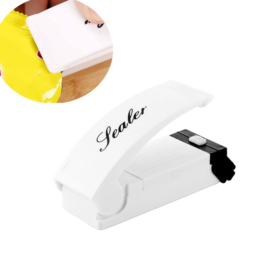

Mini Portable Bag Clip Handheld Home Use Electric Heat Sealing Machine Impulse Sealer Seal Packing Plastic Bag Clip Kitchen Tool