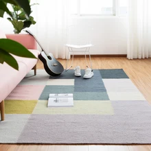 Скандинавский стиль collalily стиль килим ковер ручной работы геометрический Богемия индийский ковер плед полосатый современный розовый дизайн