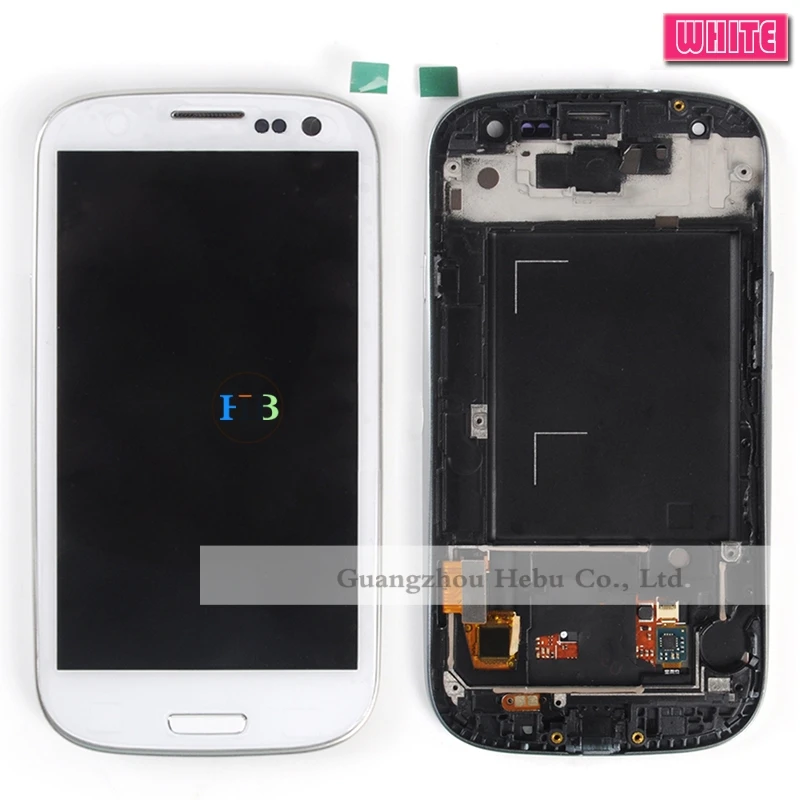 

Brand New S3 Lcd Screen Digitizer With Touch Assembly For Samsung Galaxy S3 I9300 I9301 I9305 Lcd With Frame 1pcs Free Shipping