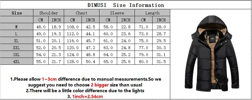 DIMUSI, зимняя мужская Толстая теплая куртка, мужские хлопковые парки на подкладке, мужская повседневная верхняя одежда, ветровка, съемная шапка, толстовки, TA193