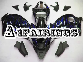 

ABS Plastic Injection Full Fairings For Suzuki GSXR1300 Hayabusa 1997 - 2007 98 99 00 01 02 03 04 05 06 Motorcycles Blue Flames