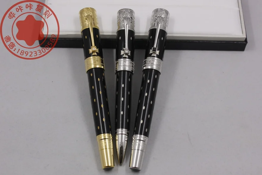 

Luxury Black Resin Roller ball Pen Wakaka pen Patron of the Art Edition 2010 Queen Elizabeth