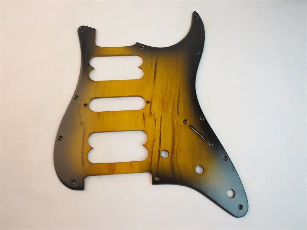 

1PCS solid maple wood STRAT GUITAR HSH Pickguard #3154