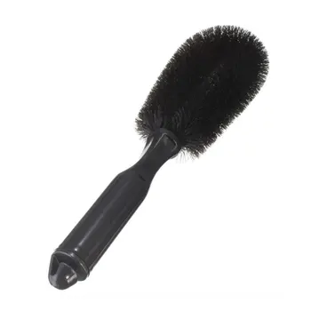 

Vehemo ABS Black Wheel Hub Brush Car Washing Tool Tyre Cleaning Brush Tyre Brush Portable Durable Accessories