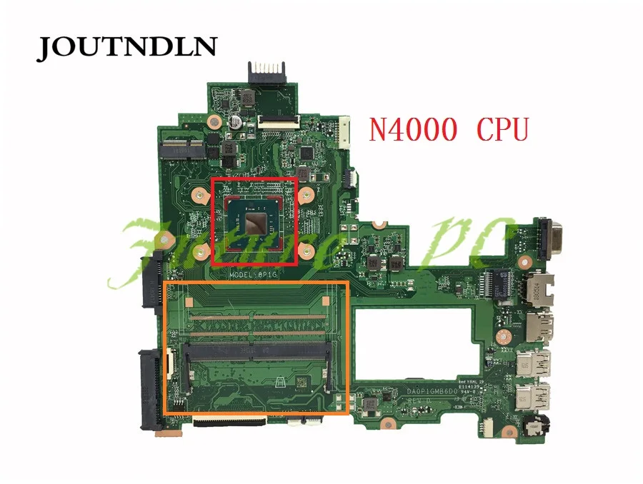 JOUTNDLN для HP 246 G6 240 14-BS серии Материнская плата ноутбука DDR4 SR3S1 N4000 CPU DA0P1GMB6D0 тестовая