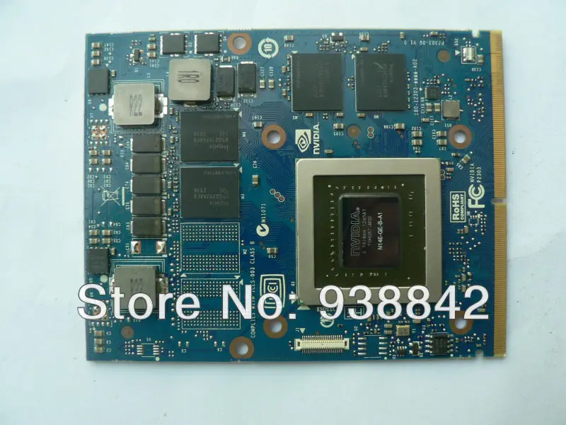 computer components vga graphics GTX765M N14E-GE-B-A1 2G DDR5 FOR M17X R5 M18X R3 CN-09R3F5 9R3F5 09R3F5 video card