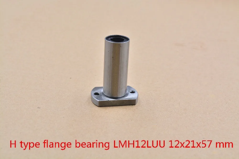 12 мм x 21 57 LMH12LUU LMT12LUU Овальный фланцевый длинный линейный подшипник для