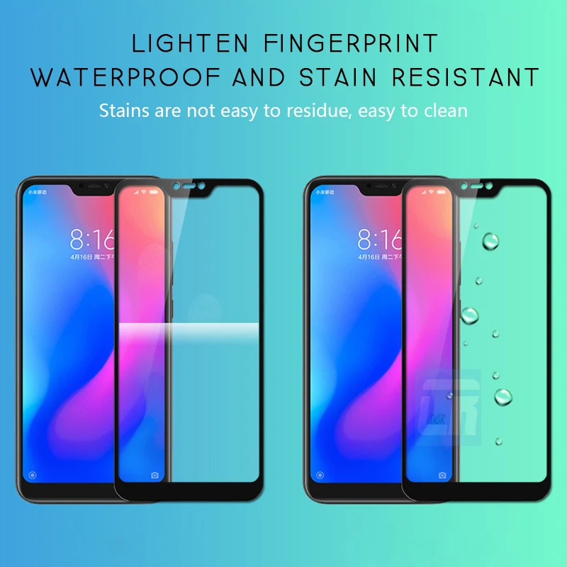 Закаленное стекло на весь экран для Xiaomi Redmi 6A 6 Pro S2 Pocophone F1 протектор экрана Mi 8 SE A2