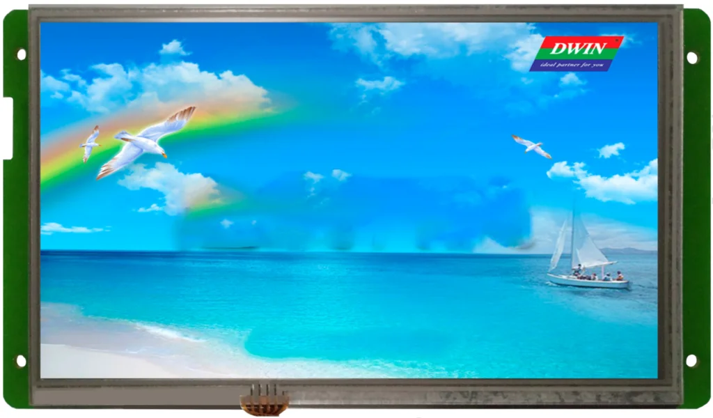 

DMT80480L070_02W 7 inch DWIN serial screen DGUS rapid development Simple development