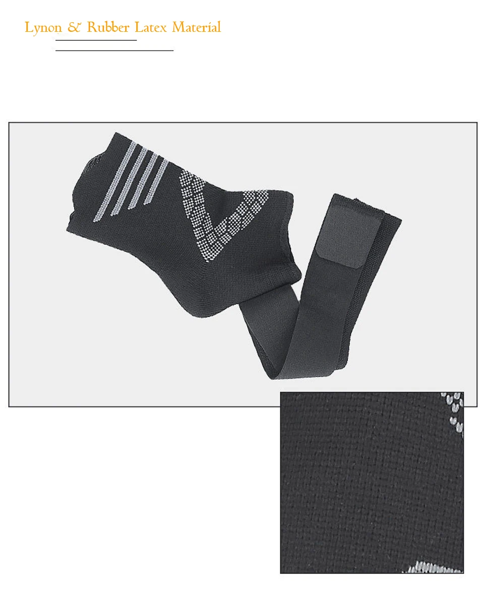 Esportes de Compressão do pé Elástica para Esporte Cinta com Cinta Tendão de Aquiles Ligamento Tornozelo Bandagem Ginásio Cinto Guarda Retentor 2 Pçs 12 Instrumento cuidados c/ pés