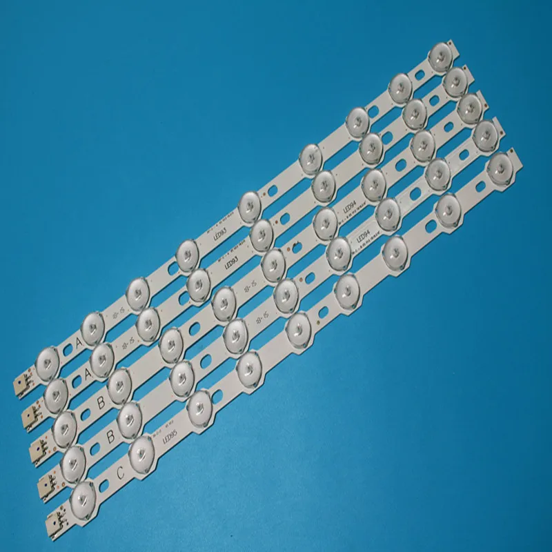 

5pcs/set 355mm New Replacement LED Strip 40" NDV REV1.0 A B C For VES390UNDC-01 VES400UNDC-01 VES400UNDS-02 VES400UNDS-03