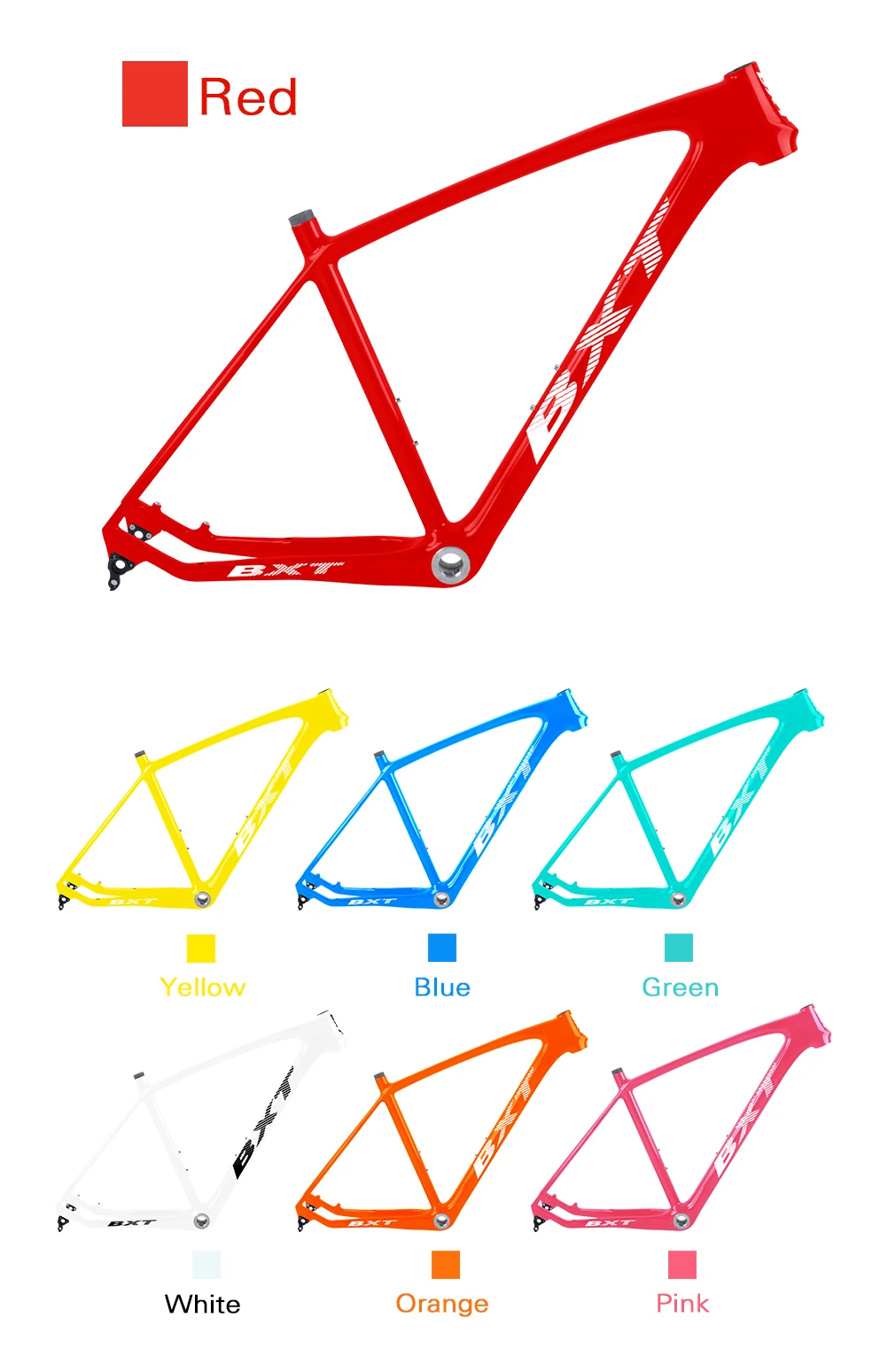 BXT T800 полностью углеродная MTB рама 29er карбоновая рама 29 дюймов рама карбоновая для горного велосипеда 142*12 или 135*9 мм велосипедная Рама