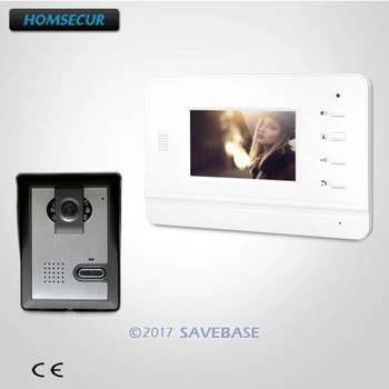 

HOMSECUR 4.3" Video Door Entry Security Intercom Electric Lock Supported for House/ Flat