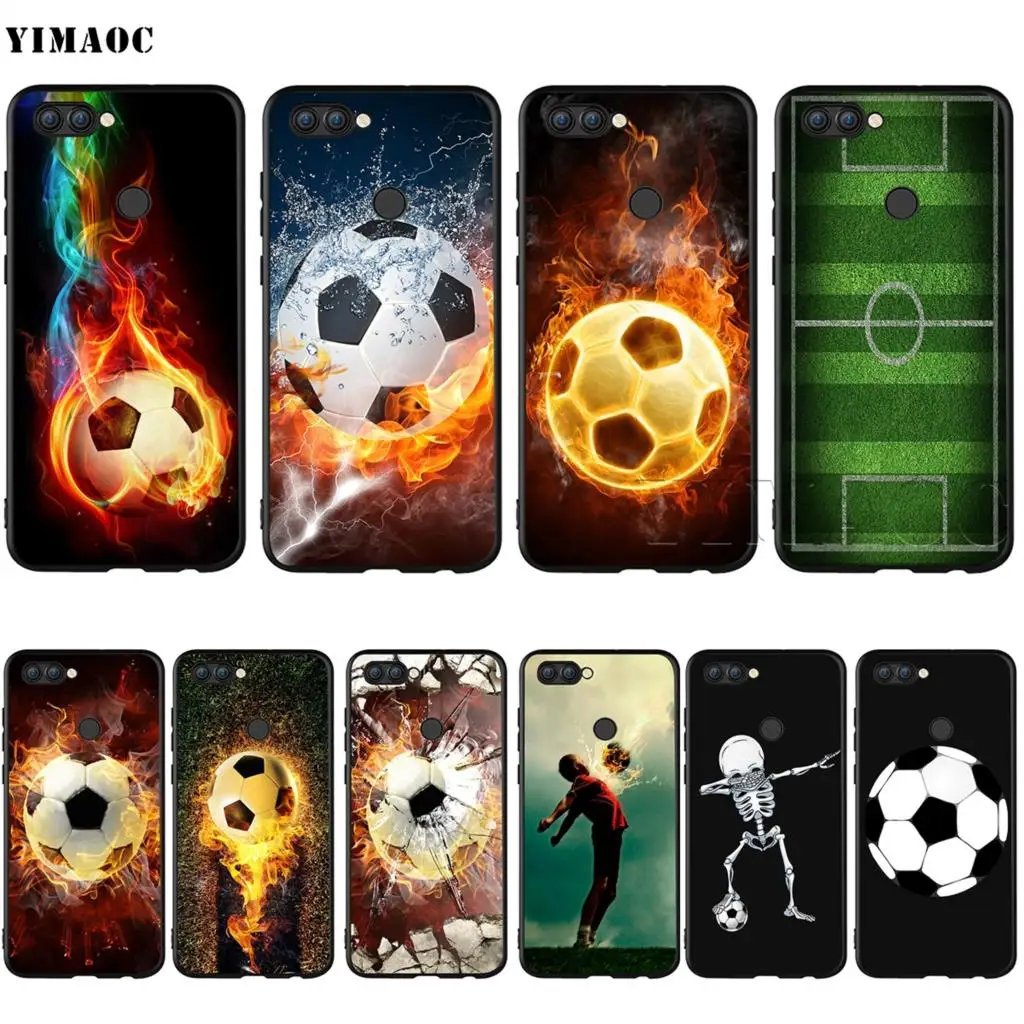 Силиконовый чехол YIMAOC Fire football для huawei mate 10 P8 P9 P10 P20 Lite Pro P Y7 Y9 Smart Mini