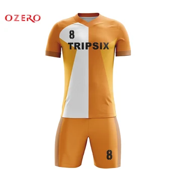 

sublimation printing new style men's customized soccer jersey