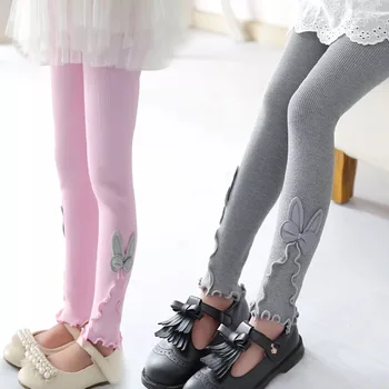 

Spring and Autumn Children's Dress New Girls Bottom Pants Children's Knitted Shortpants Children's Slender Pants Princess Model