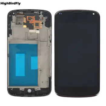 

For Lg Nexus 4 E960 Lcd Display WIth Touch Screen Diggitizer Frame Together Full Lcds