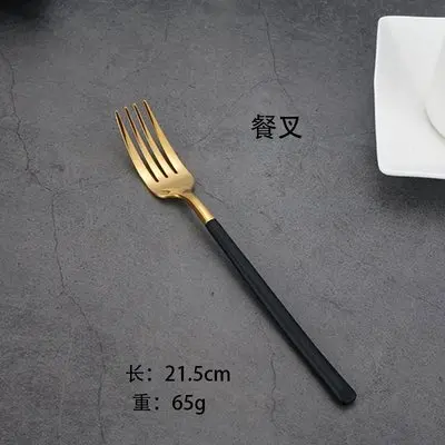 304 Stainless Steel Western Cutlery Thicken Fork Knife Scoop Forks Spoons Tableware Dinnerware Restaurant Kitchen Dining Cutlery - Цвет: forks