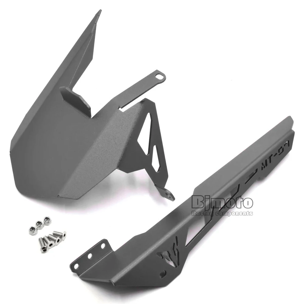 

BJMOTO For Yamaha MT07 MT-07 FZ07 FZ-07 Titanium Motorcycle CNC Aluminum Rear Fender and Chain Cover High Quality
