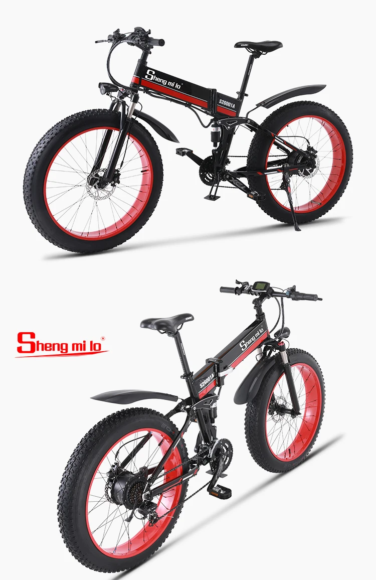 Excellent Electric bicycle 1000W Electric Beach Bike 4.0 Fat Tire Electric Bike  48V Mens Mountain Bike Snow E-bike 26inch Bicycle 20