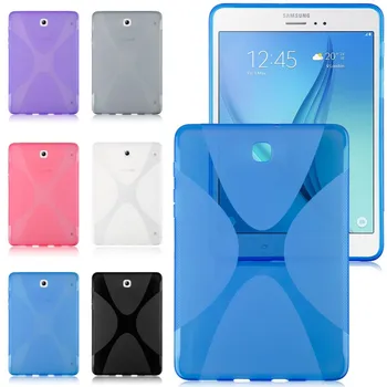 

X Line Soft TPU Silicon Case Semi Clear Gel Cover Anti Slip Skin For Samsung Galaxy Tab S2 8.0 T710 T715 T715C T713 T719