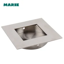 Stainless steel conceal recessed built-in Furniture Handle pull knob handle sliding door