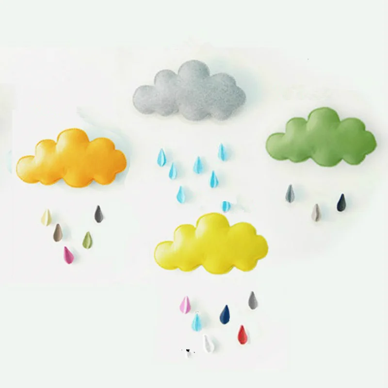 الطفل الوليد النوم غرفة شنقا تمطر الغيوم القمر شكل وسادة الطفل طفل السرير غرفة الديكور الأميرة صورة اللعب